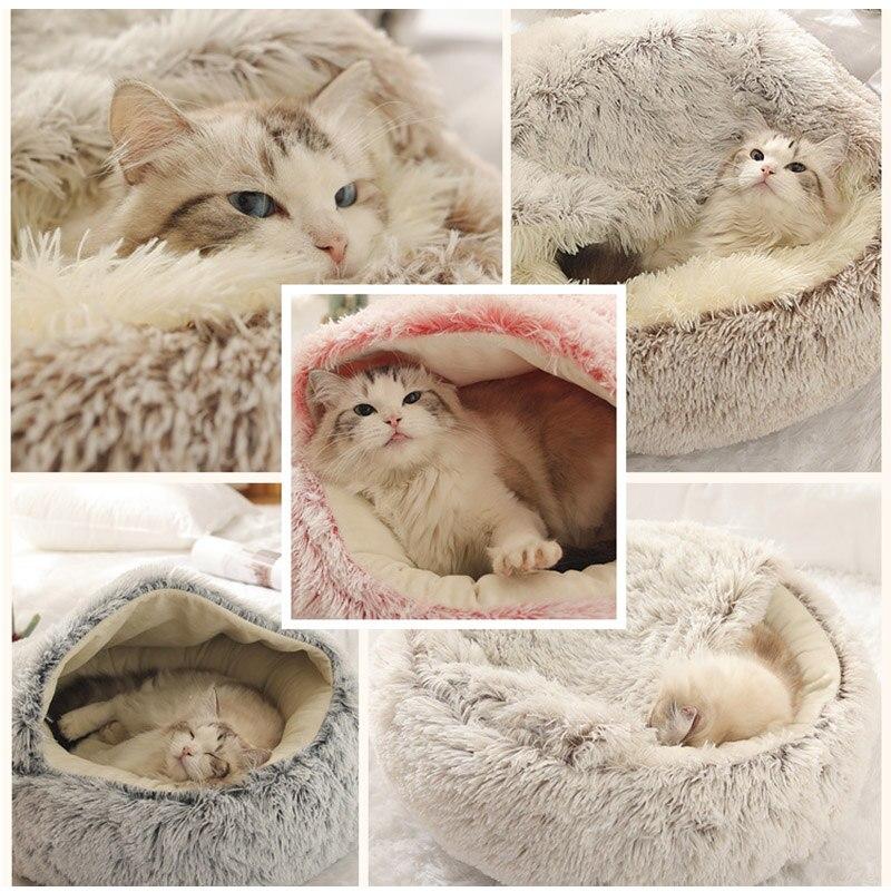 Pet Wicker Bed Basket for Cats and Dogs
