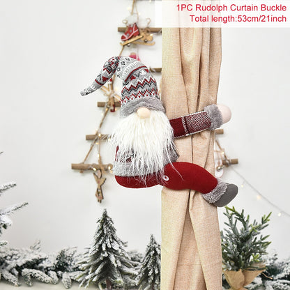 Festive Christmas Tree Curtain Hook