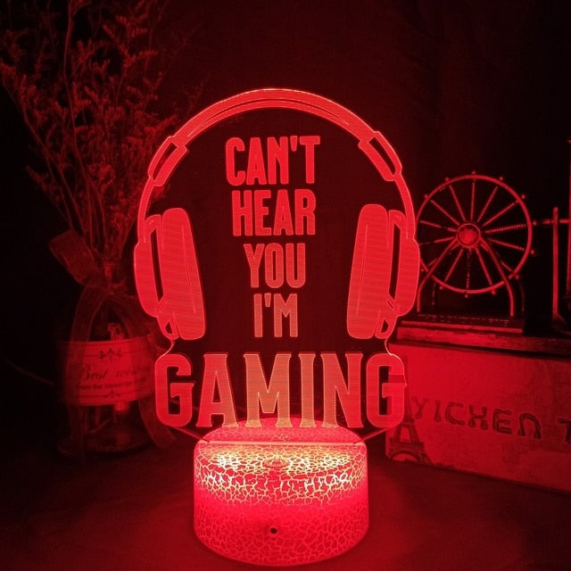 Colorful LED Gaming Night Light