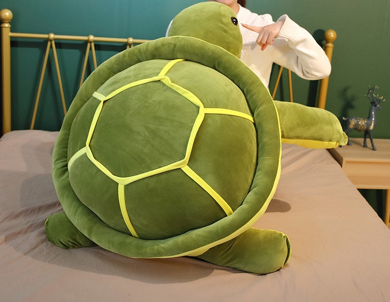 Cute Ocean Turtle Squishy Throw Pillow