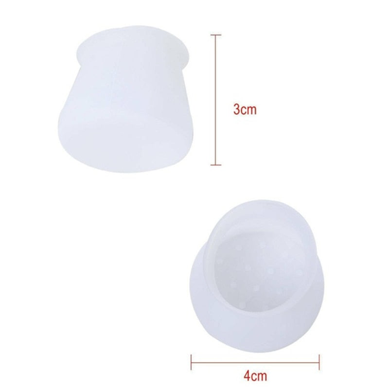 Non-Slip Soft Silicone Chair Leg Protectors Set