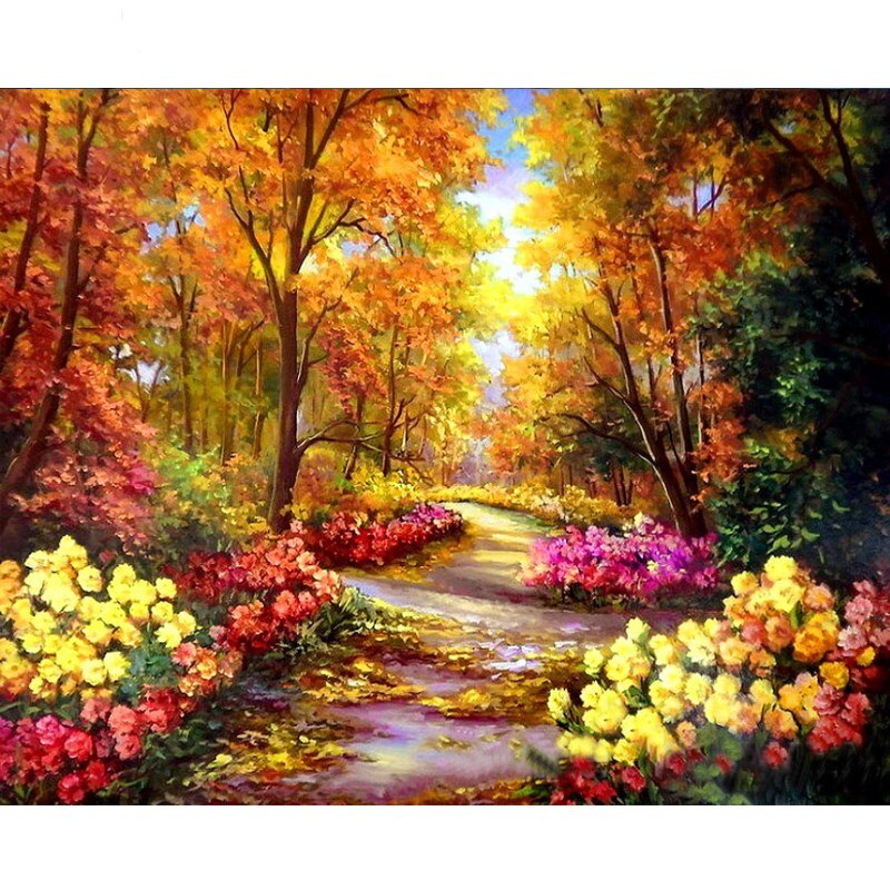Colorful Floral Art Kit