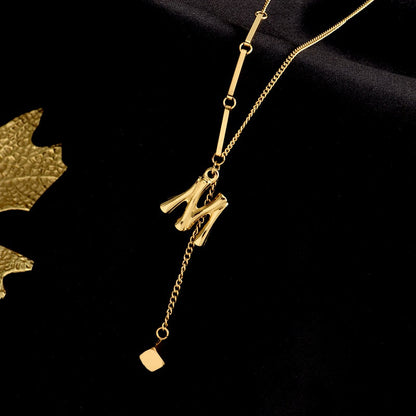 Personalized Initials Heart Necklace