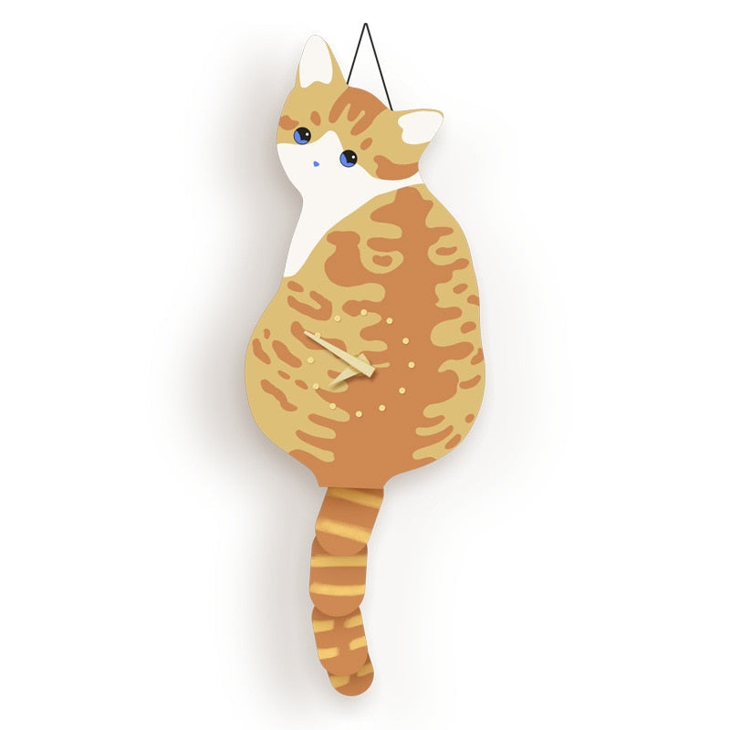 Fun Feline Wall Clock