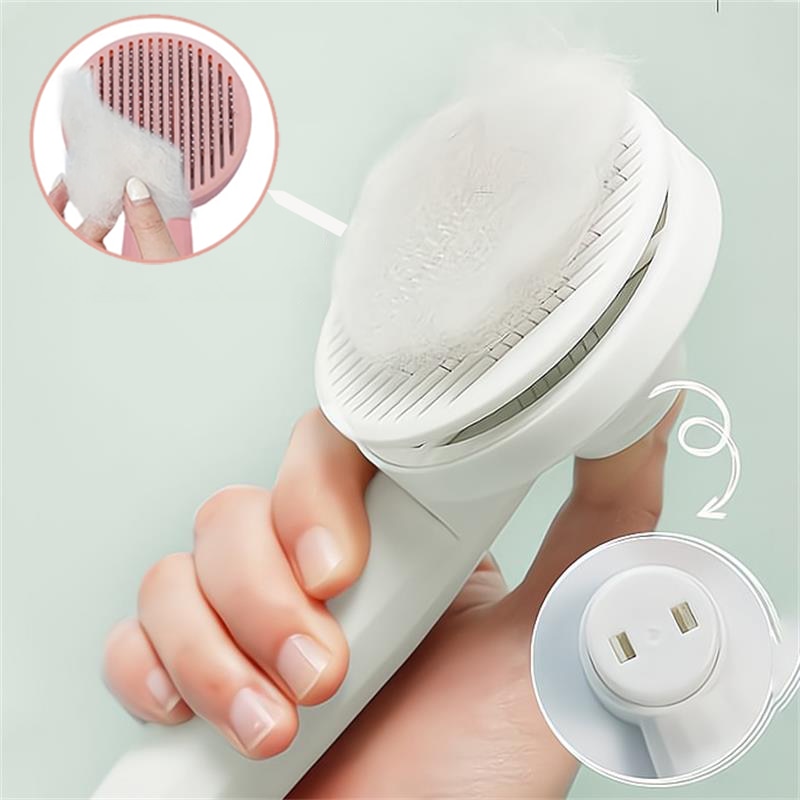Gentle Pet Grooming Cat Brush Tool