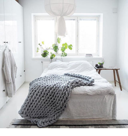 Cozy Knitted Blanket