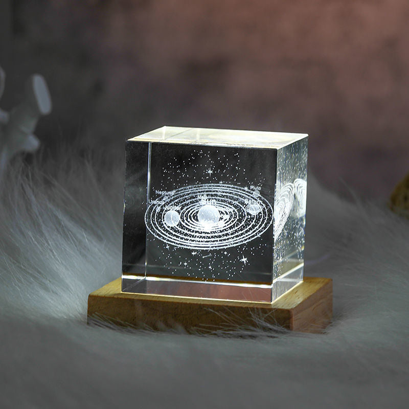 Colorful Glow Moon LED Night Light
