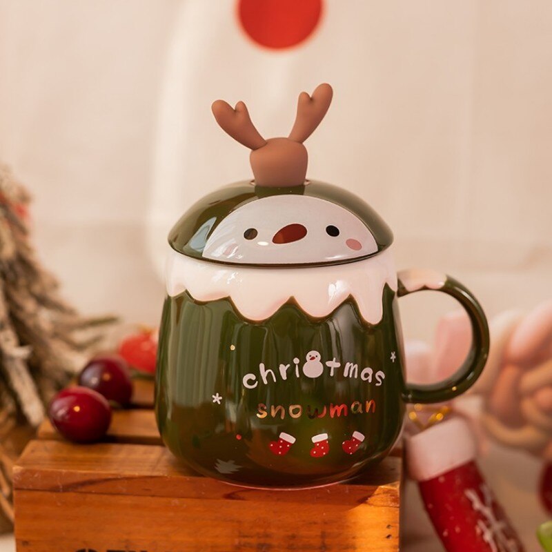 Colorful 3D Holiday Christmas Tree Coffee Mug