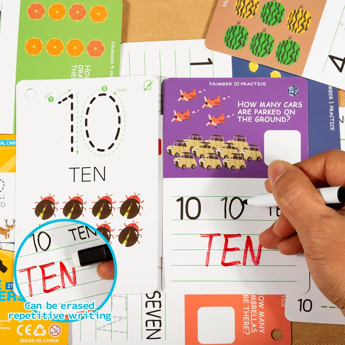 Washable Kids Alphabet Tracing Activity Book