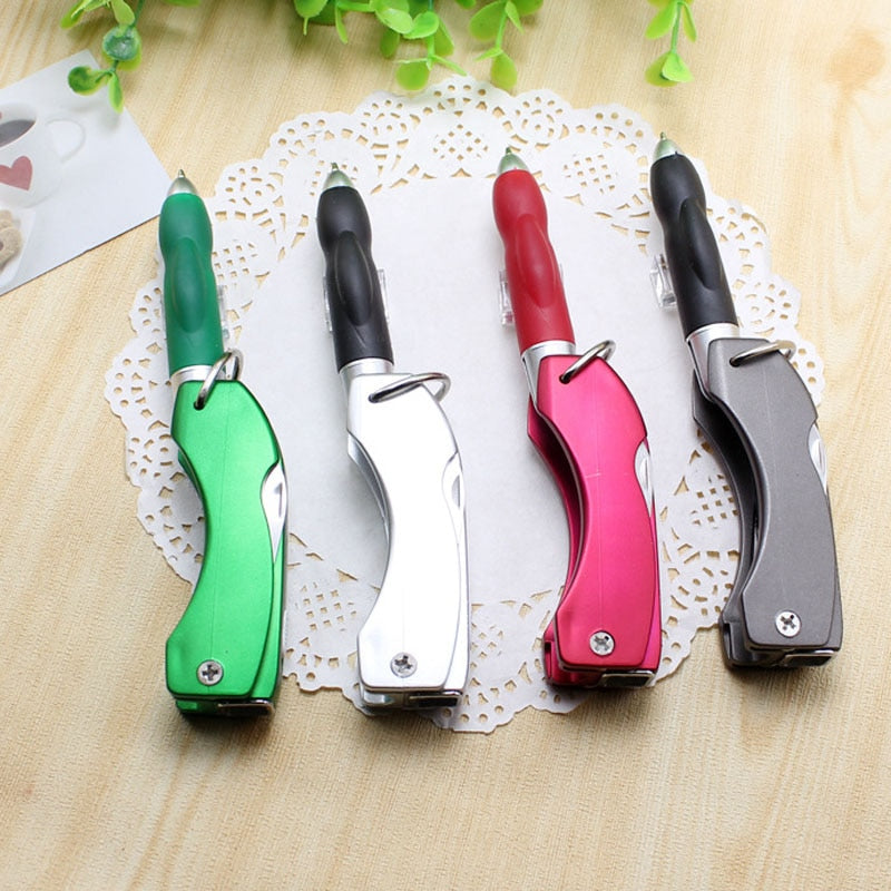 Portable 4in1 Camping Keychain Tool Set