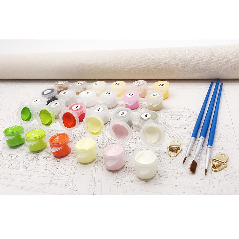 Colorful Floral Art Kit