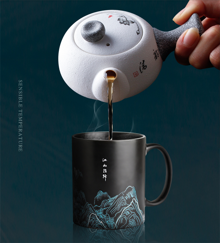Color Changing Heat Sensitive Ceramic Mug