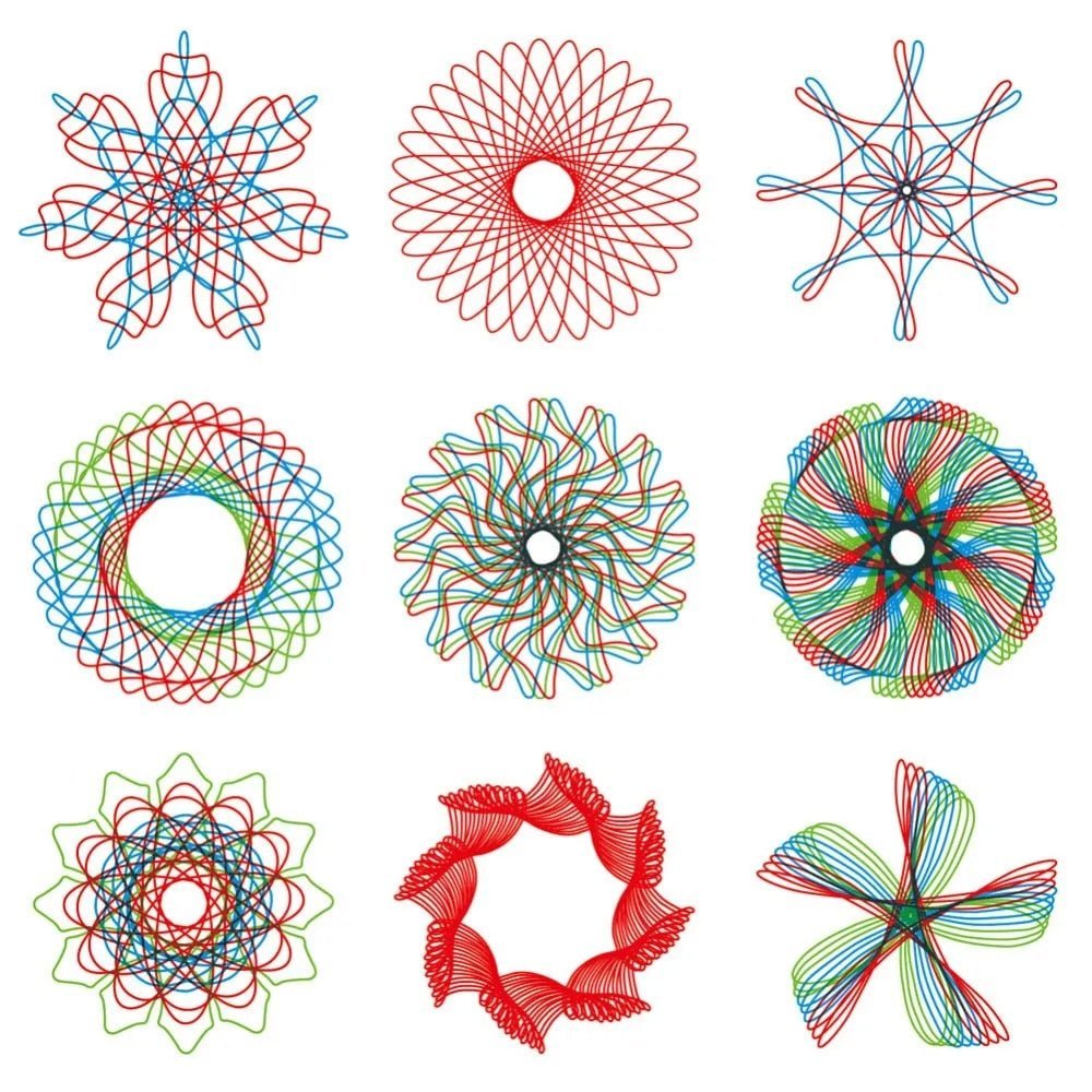 Befez Spirograph Art Kit - Precise Creative Designs