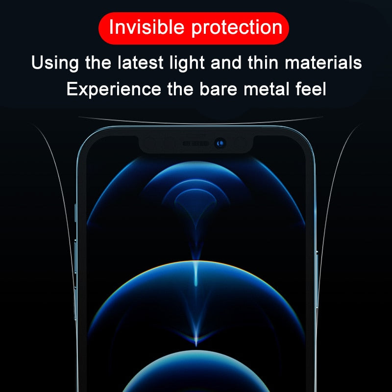 Clear Screen Protector for iPhone Side Guard
