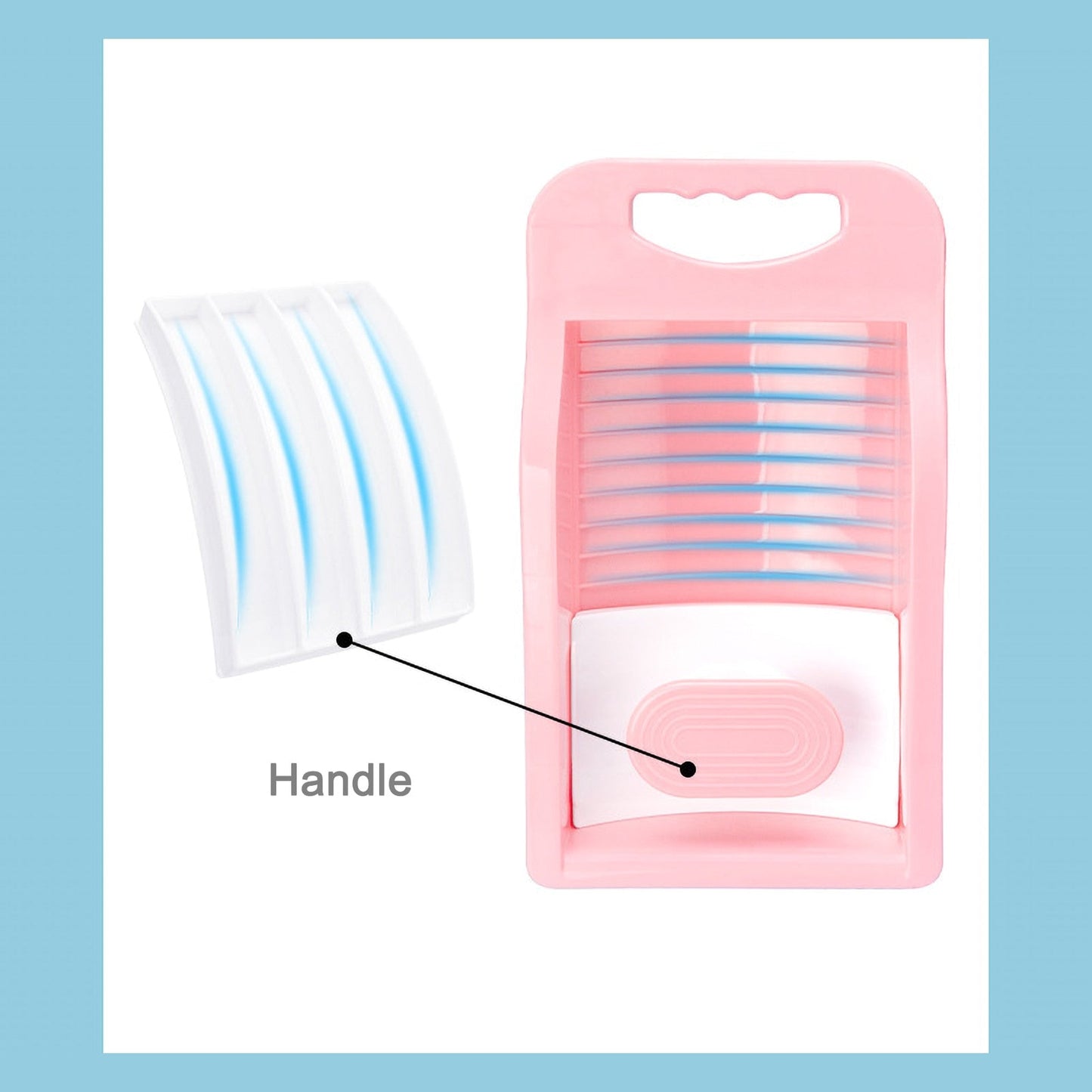 Portable Compact Laundry Washboard