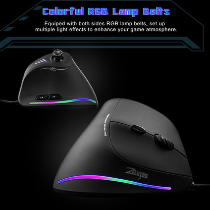 Customizable Comfortable RGB Gaming Mouse