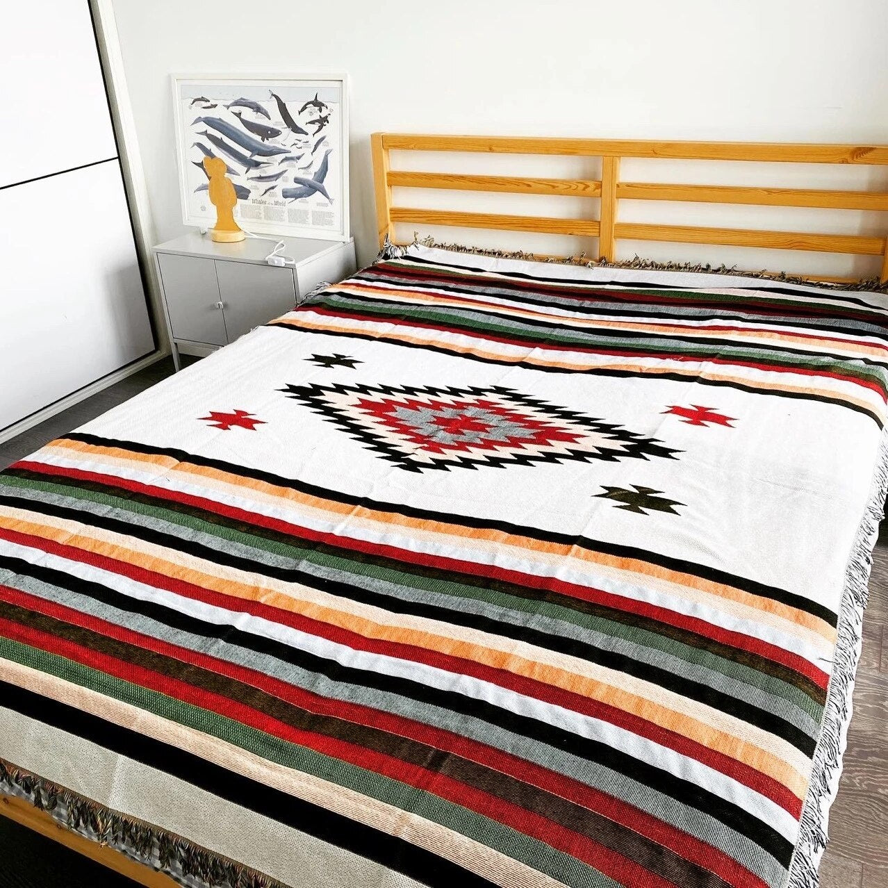 Cozy Autumn Pumpkin Throw Blanket