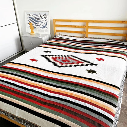 Cozy Autumn Pumpkin Throw Blanket
