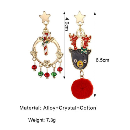 Fun Christmas Tree Earrings