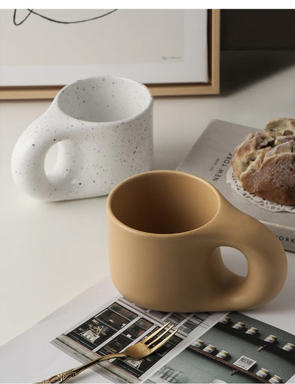 Simple Elegant Porcelain Tea Cup and Saucer Set