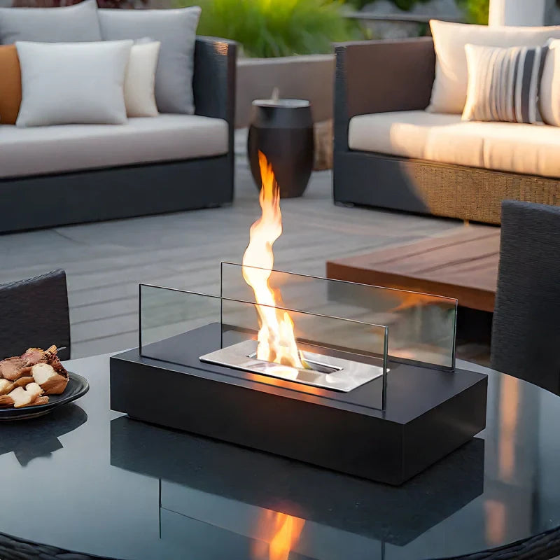 Realistic Flame Portable Tabletop Fire Pit