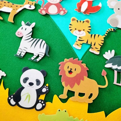 Interactive Kids Felt Learning Board