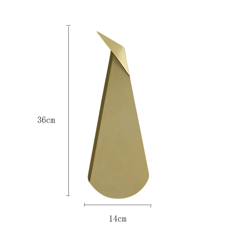 Stylish LED Accent Wall Light Peacock Design