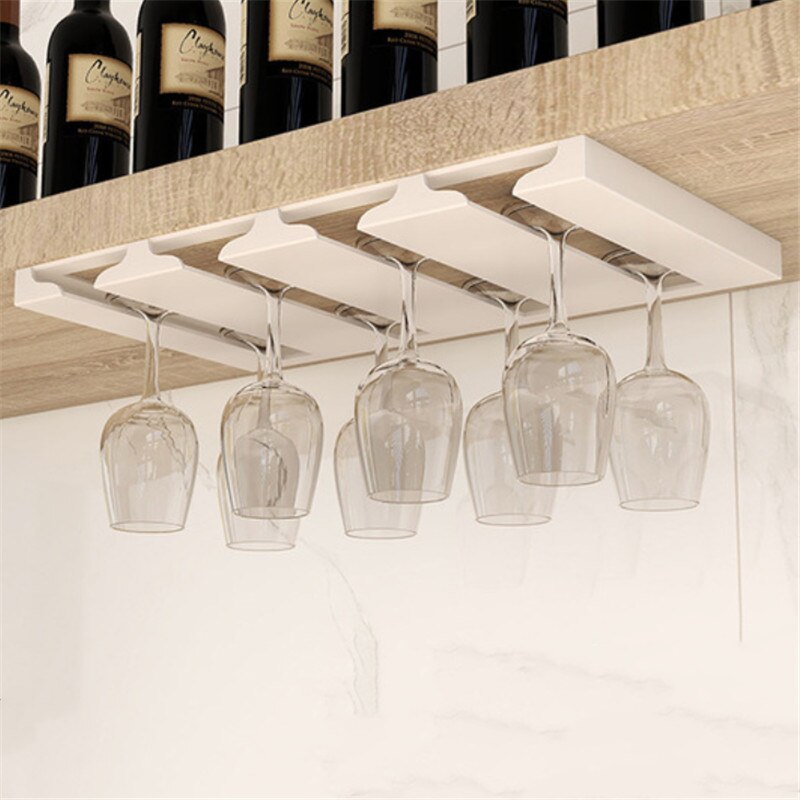 Space Saving Under Sink Glass Shelf Rack