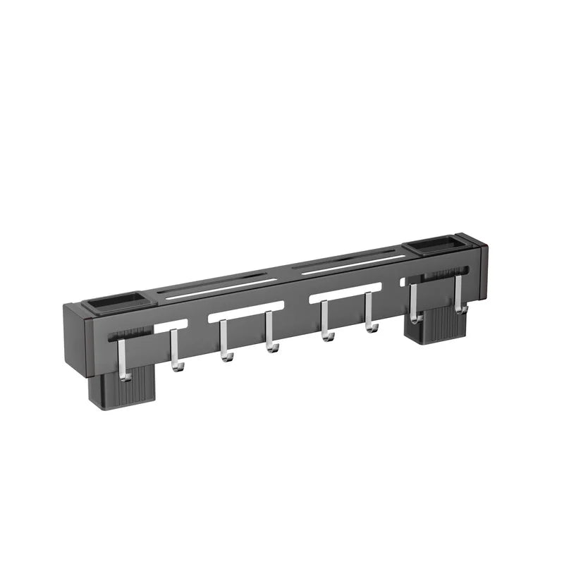 Stainless Steel Wall Mount Knife Rack with Hooks