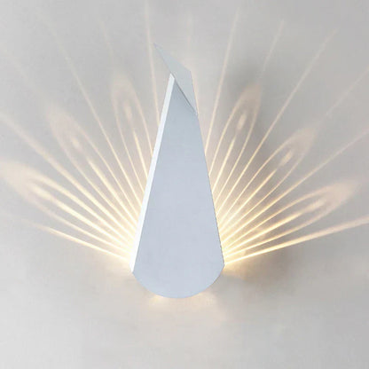 Stylish LED Accent Wall Light Peacock Design - Befez