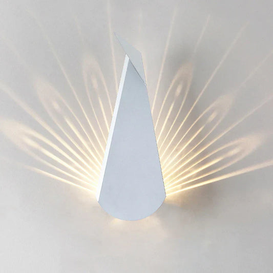Stylish LED Accent Wall Light Peacock Design - Befez