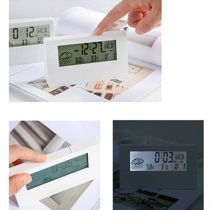Clear Glass Digital Table Clock - Befez