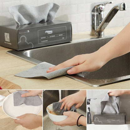 Quick Dry Reusable Cleaning Cloth Wipes