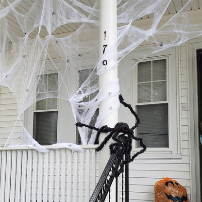 Spooky Fake Stretchy Web Halloween Decor