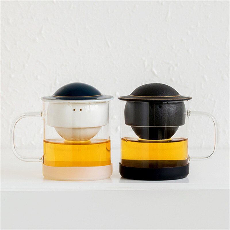 Astronomic Planet Pattern Ceramic Teapot