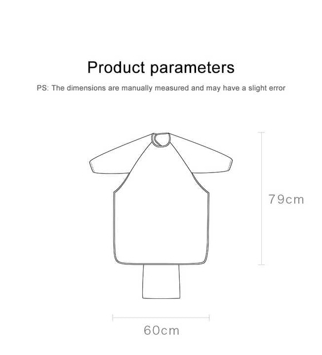 Befez | Kids Waterproof Long Sleeve Bib