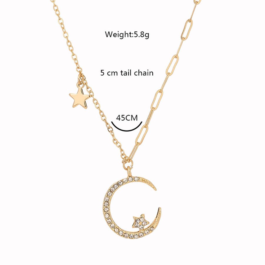 Beautiful Lunar Long Pendant Necklace