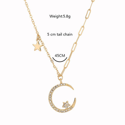 Beautiful Lunar Long Pendant Necklace