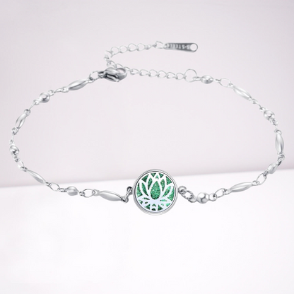 Calming Heart Locket Charm Bracelet