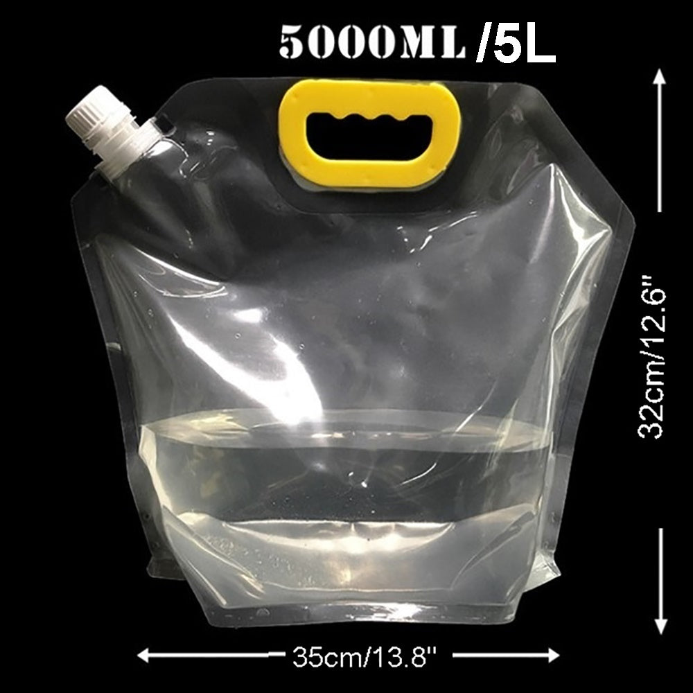 Clear Refillable Liquid Storage Pouch Bag