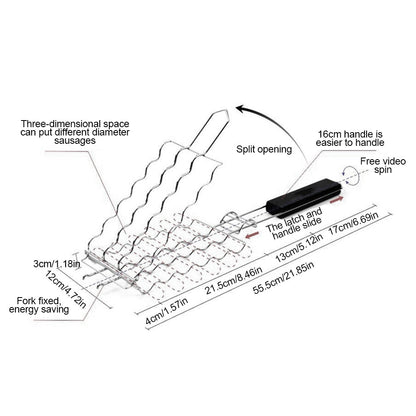 Befez | Easy Sausage BBQ Grill Rack