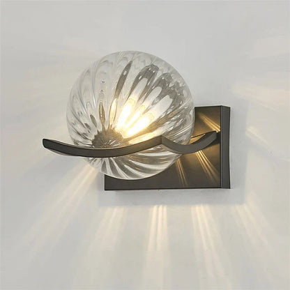 Contemporary LED Glass Light Fixture