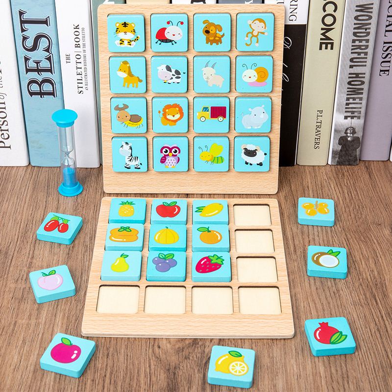 Interactive Memory Match Kids Game