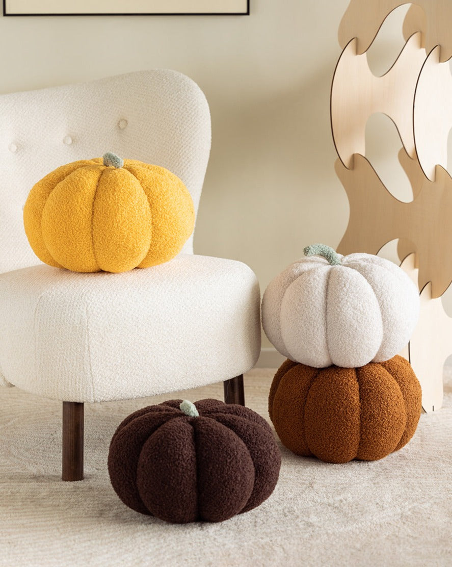 Soft Orange Fall Pillow