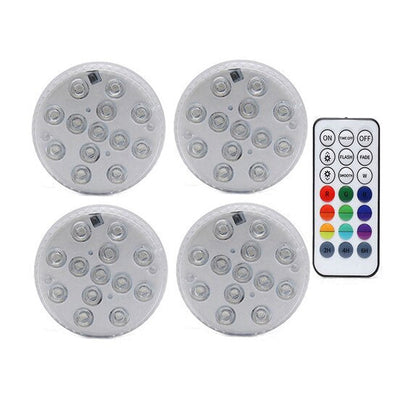 Colorful LED Waterproof Lamp with Free Remote - Befez