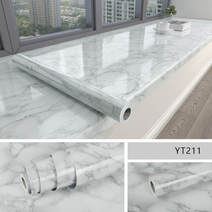 Stylish Marble Stick-On Bathroom Wallpaper