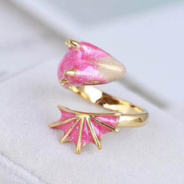 Fashionable Dragon Design Adjustable Ring - Befez