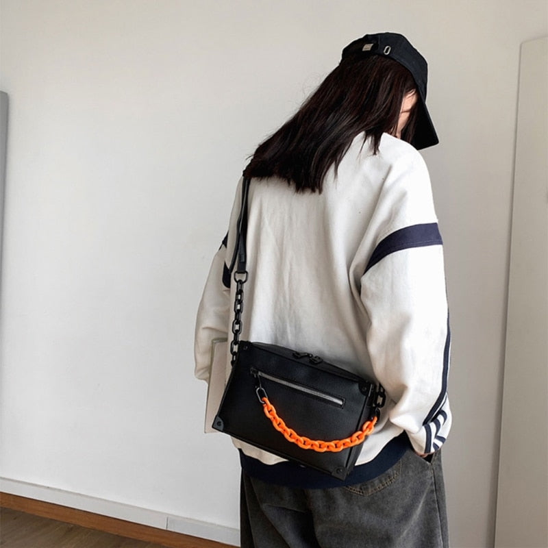 Versatile Cross Body Leather Shoulder Bag