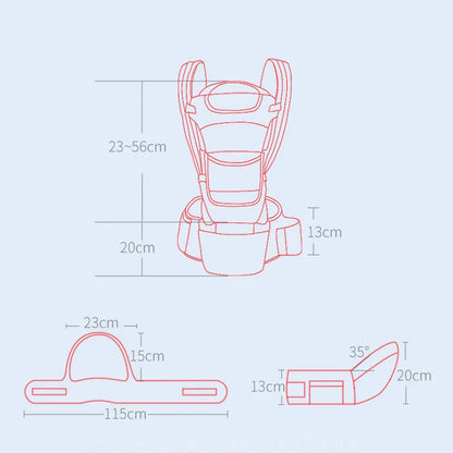 Cozy Baby Sling - Ergonomic Baby Wrap with Pocket