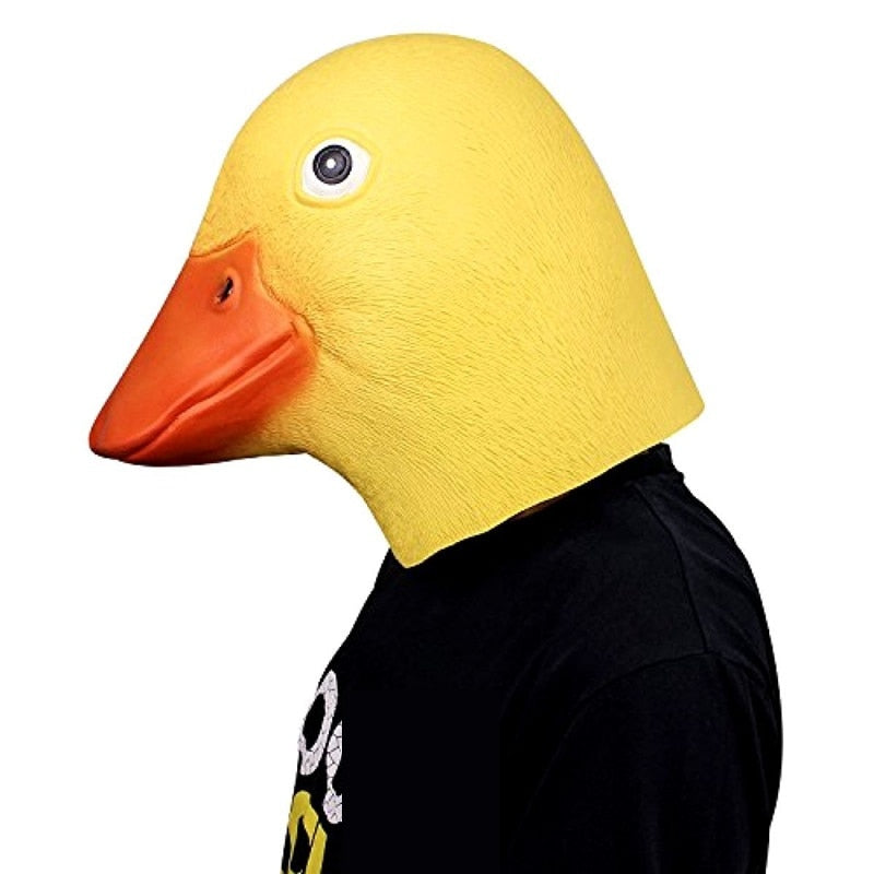 Funny Duck Plush Face Mask